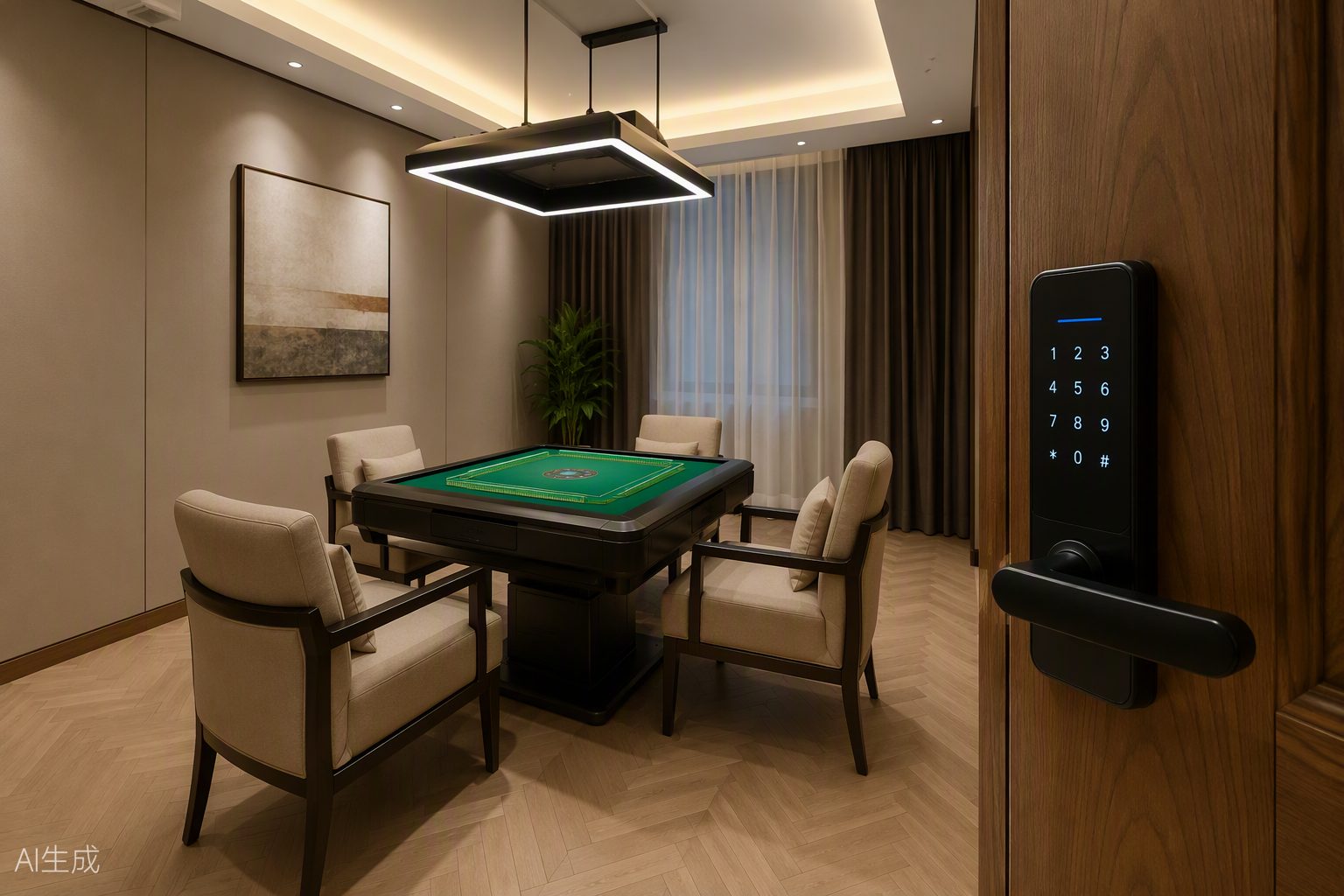 How to Build an Unmanned Shared Chess and Card Room