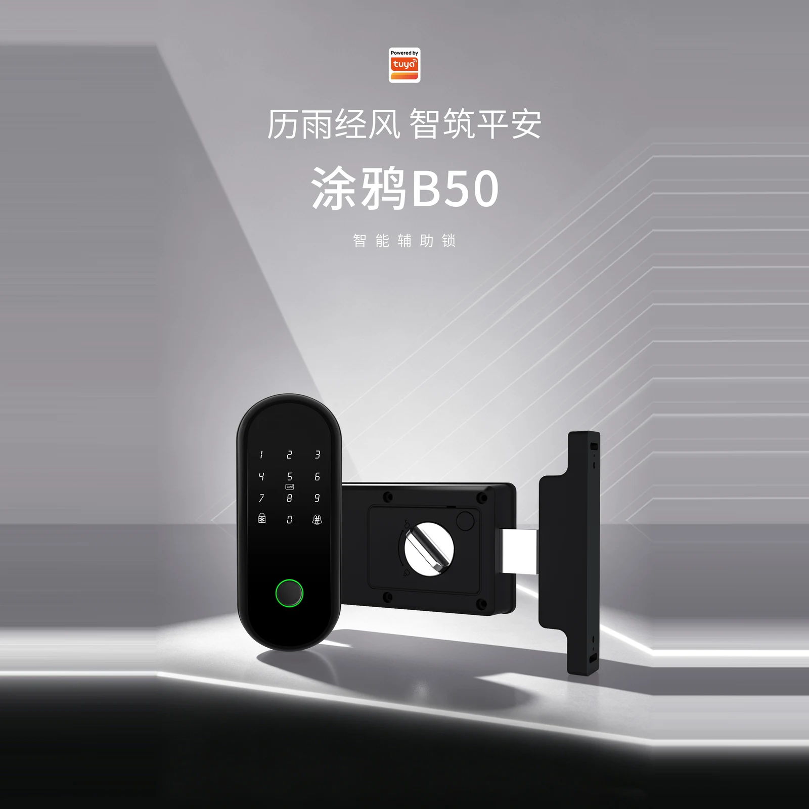 B50 涂鸦版圆型辅助锁（Tuya） 5