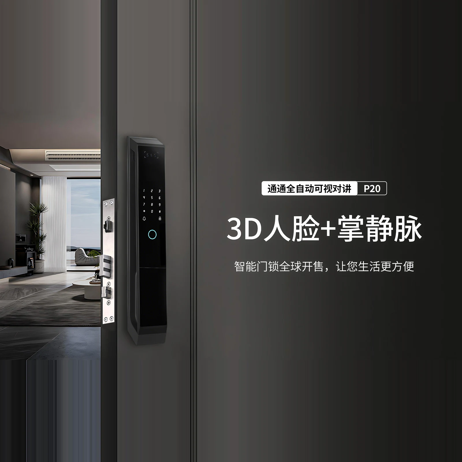 P20 通通版全自动可视对讲智能锁（TTLock） 4